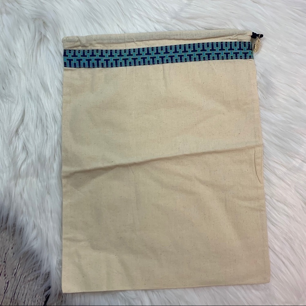 NWOT Tory Burch Canvas Dust Bag 11 1/4 X 14 1/2